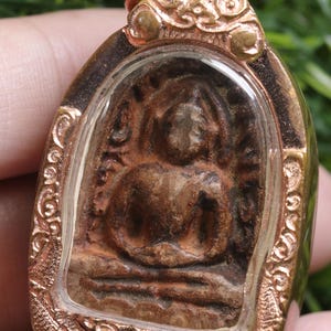 Phra Sum Kor Thai Amulet: Old Buddha Pendant, LP Toh, Lucky Talisman