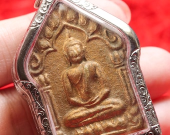 LP Tim Buddha Amulet: Thai Magic Love Charm Pendant, Phra Khun Phaen Talisman