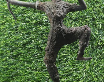 Amuleto Phra Rama de latón: Figura tailandesa hindú de Vishnu