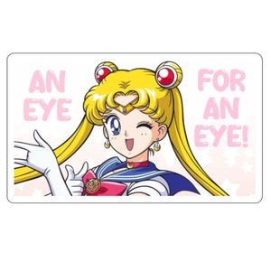Sailor Moon Revenge Sticker Anime Y2K Cute Coquette Home Decor Oldschool Cartoon Print Toonami 90s Birthday Gifts Spring Digital Art Tarot