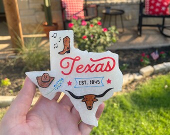 Air Freshener-State of Texas-(Choose Scent & Color)-Car Scent-Car Air Freshener-Car Freshie