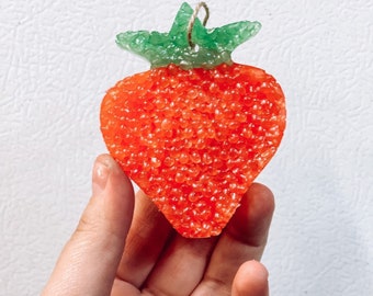 Air Freshener-Strawberry-(Choose Scent & Color)-Car Scent-Car Air Freshener-Car Freshie