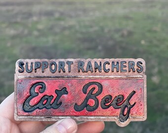 Lufterfrischer- Eat Beef- (Duft und Farbe wählen)-Auto-Duft-Auto Freshie-Auto Lufterfrischer
