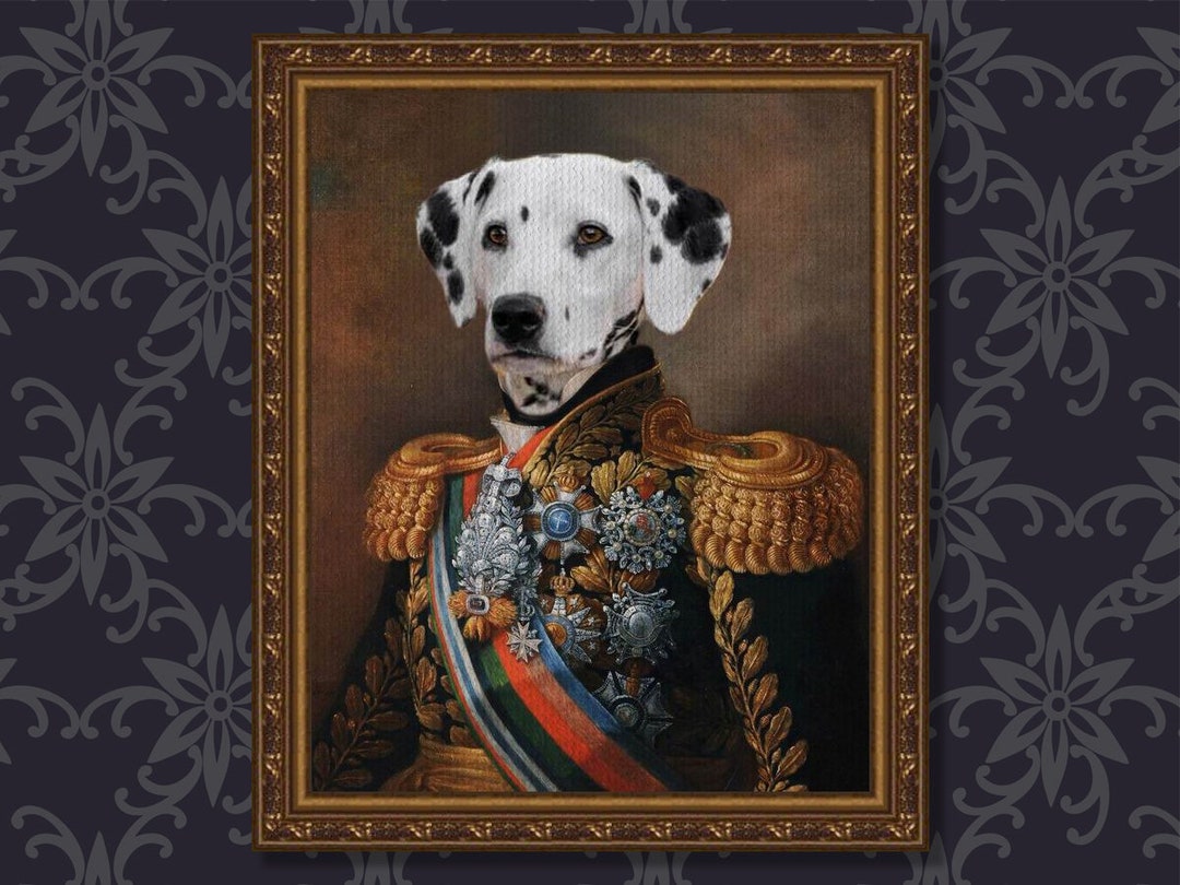 Custom Pet Portrait, Renaissance Pet Portraits, Regal Royal Pet