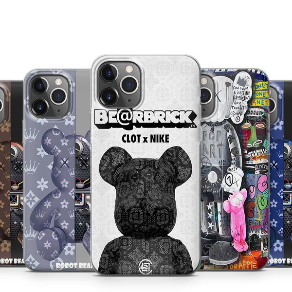 Toy Bear Protective Durable Phone Case for iPhone 15 14 13 12 11 X XS Samsung S23 S22 S21 S20 S10 Note 20 Ultra Huawei GooglePixel