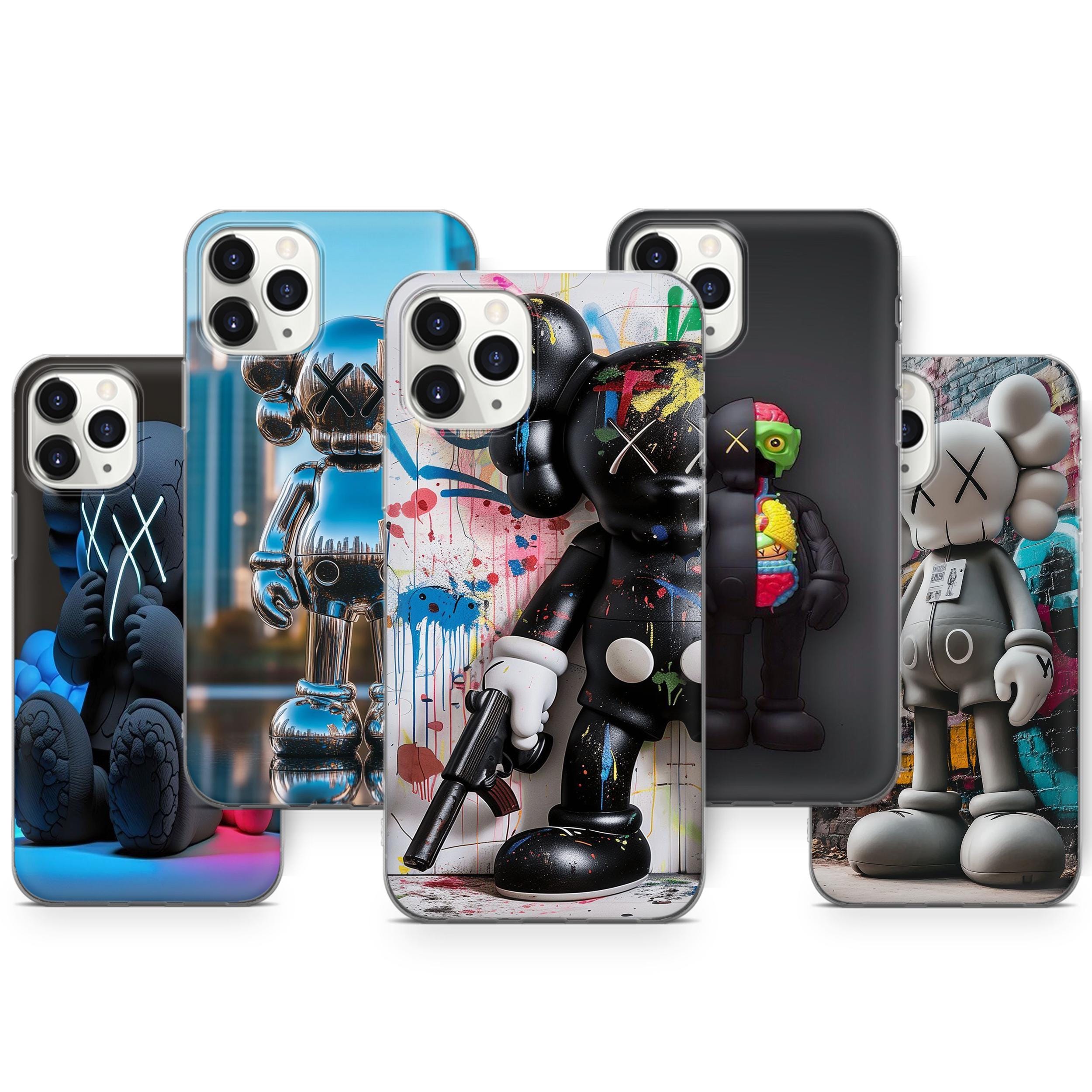 Black Kaws iPhone Case - Etsy