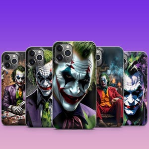 Capa de telefone Joker Pocker Card Clown para iPhone 16 15 14 13 12 11 Samsung S25 S24 S23 S22 S21 S20 Google Pixel 9 Pro XL 8 7 6 5