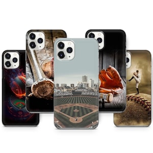 Baseball League-skal för iPhone 17 Pro Max, 16 Pro, 15, 14, 13, 12, Fit Pixel 10 Pro XL, 10A, 9, 8, 7, 6