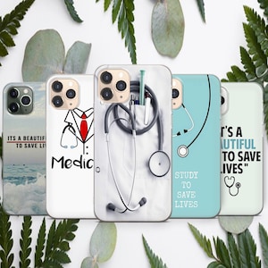Medic Doctor Ambulance Phone Case For iPhone 16 15 14 13 12 11 Samsung S25 S24 S23 S22 S21 S20 GooglePixel 9 Pro XL 8 7 6 5
