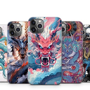 Chinasee Dragon Phone Case For iPhone 16 15 14 13 12 11 Samsung S25 S24 S23 S22 S21 S20 GooglePixel 9 Pro XL 8 7 6 5