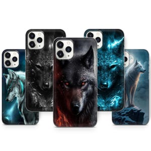 Custodia per telefono Brutal Wolf per iPhone 17 Pro Max 16 Pro 15 14 13 12 Fit Pixel 10 Pro XL 10A 9 8 7 6