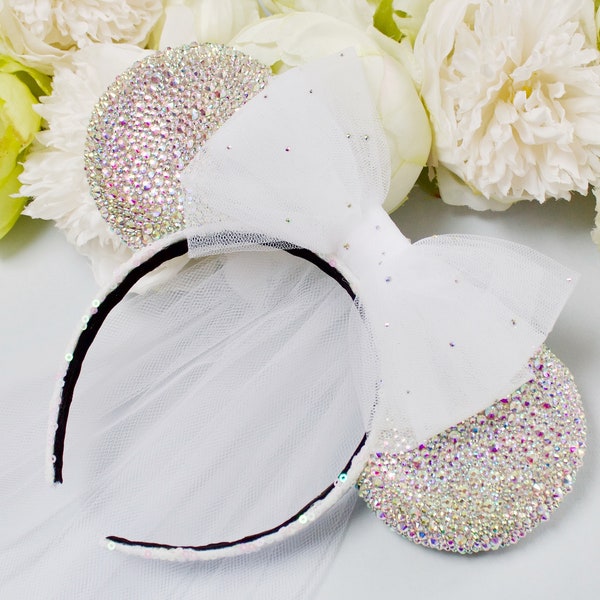 Luxury Glass Crystal Wedding Ears