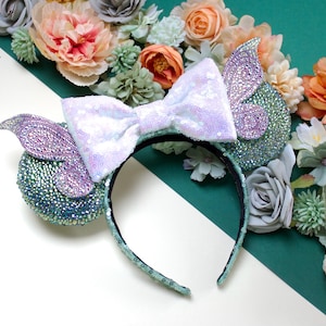 Luxus Glaskristall Feenflügel Ohren