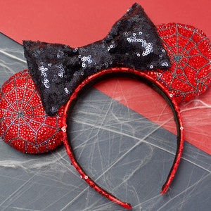 Luxury Crystal Spiderweb Ears