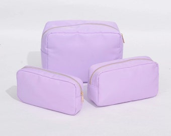 LARGE Nylon Pouch Bag | 5 Colours | Gift - Wedding Bridesmaid Birthday | Pouch Only * stoney clover lane dupe SCL *