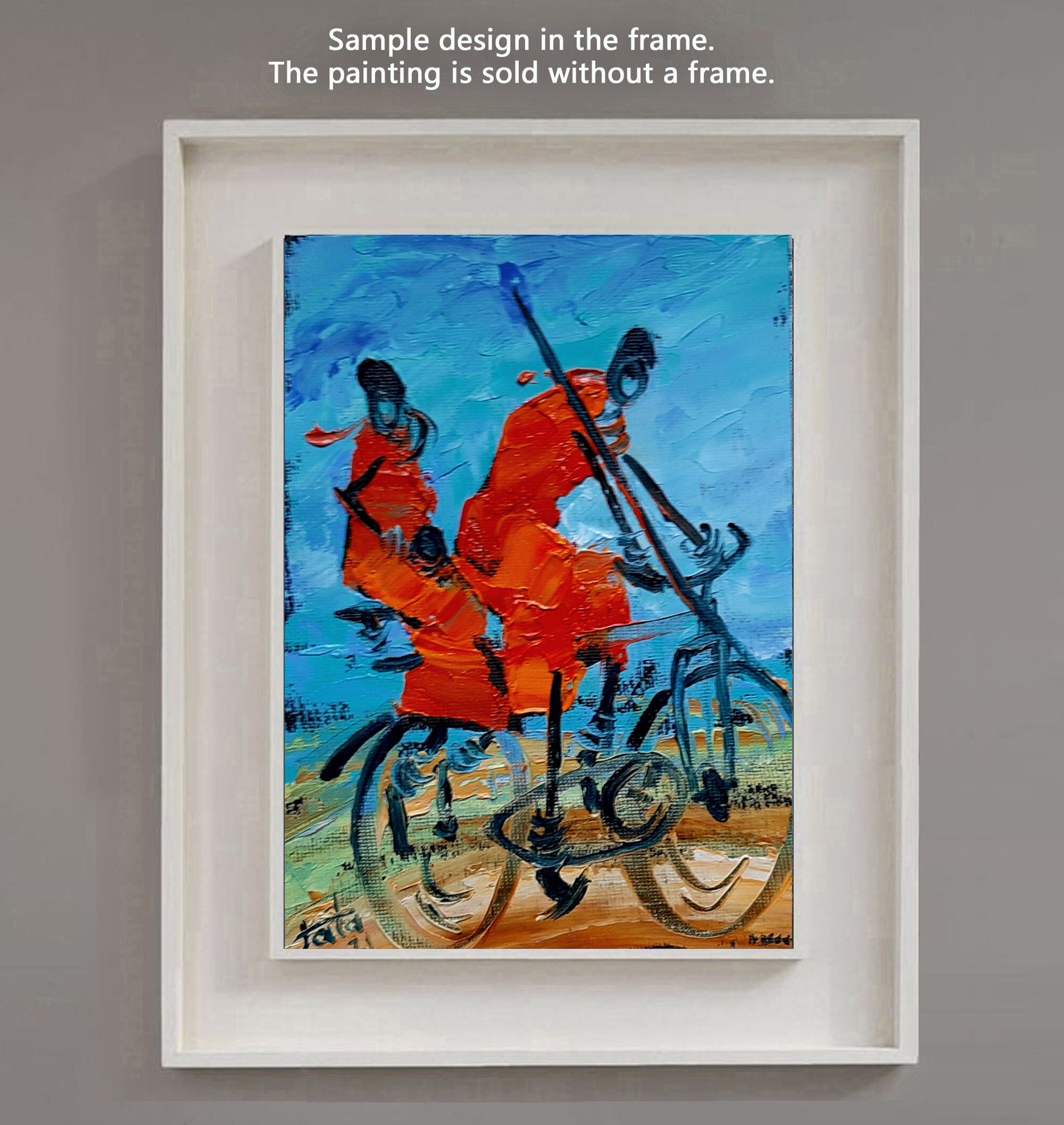 African american canvas painting original oil abstract wall Etsy