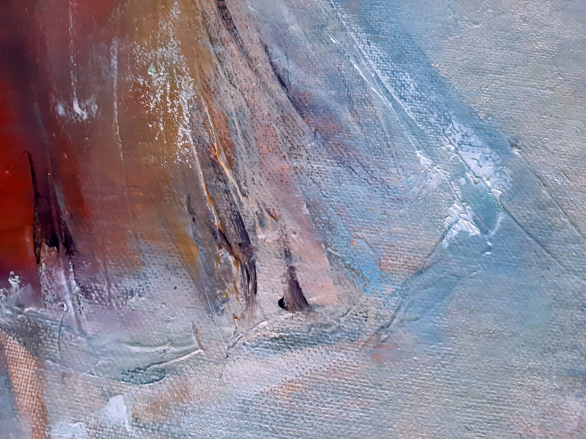 Abstract woman body original art piece Feminine wall art | Etsy