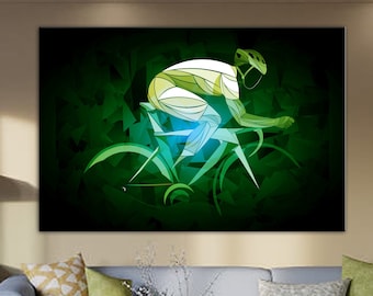 Cyclist Canvas Print: Sports Motivation Wall Decor
