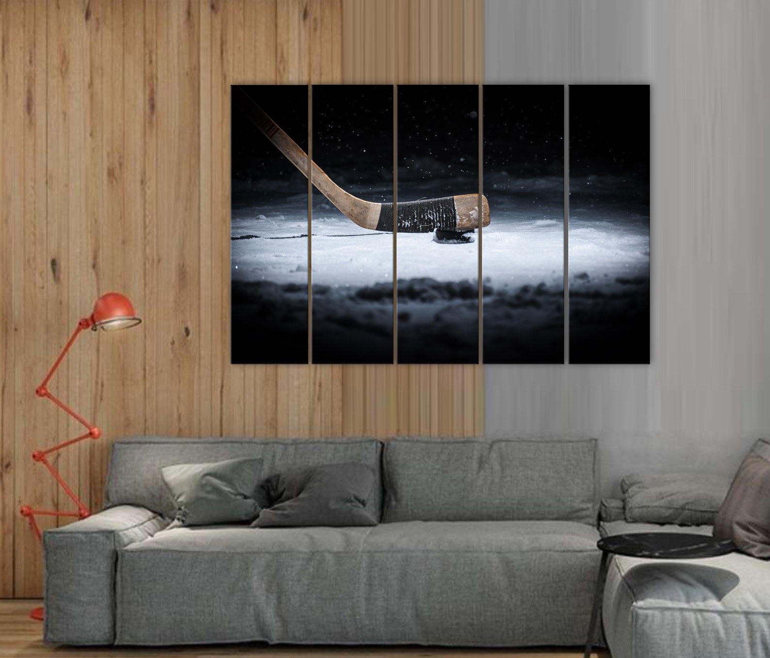 Hockey Wall Art Hockey Stick Decor Hockey Canvas Decor for Etsy