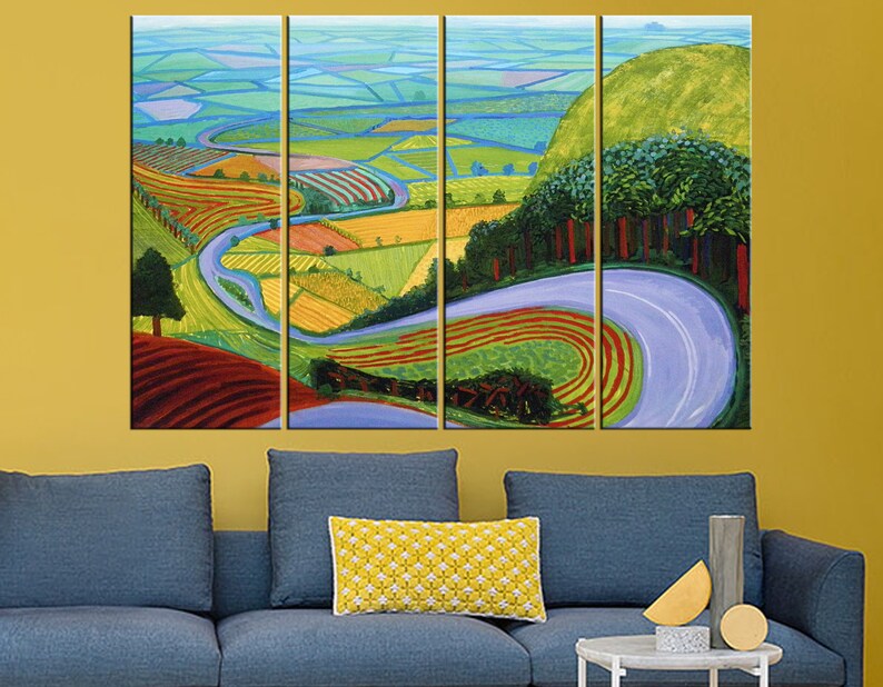 Road Pop art Reproduction print canvas Etsy