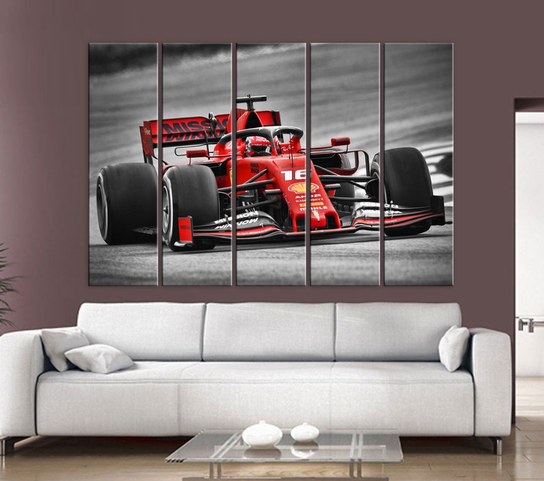 Racing car Wall Art Racing car Fan Gift F1 Wall Decor Etsy