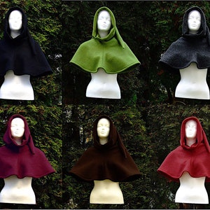 Garment Gugel 100% wool various colors Medieval reenactment LARP image 1