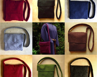 Garment Shoulder Bag Various Colors Wool Middle Ages LARP Reenactment