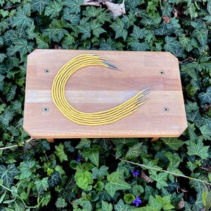 Nesting cords with nesting tips - Nesting cord yellow hand-knotted - Medieval Reenactment LARP