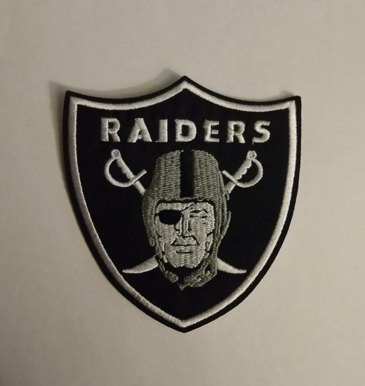 Wholesale Lot Raiders Shield Logo Size 2.9 x 3.0 Sew Iron On Embroidery  Patch