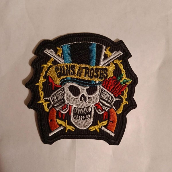Guns and Roses Embroidered Patch - FREE SHIPPING!