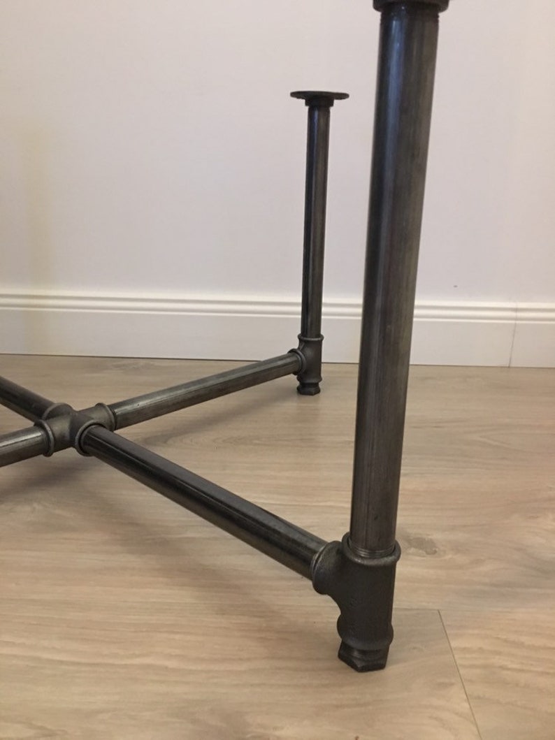 Industrial Pipe Table Base 3/4 Coffee Table Legs DIY Etsy