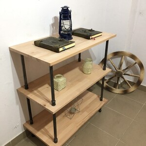 Industrieller Pfeifen und Holz-Küchenwagen handgefertigte | Etsy