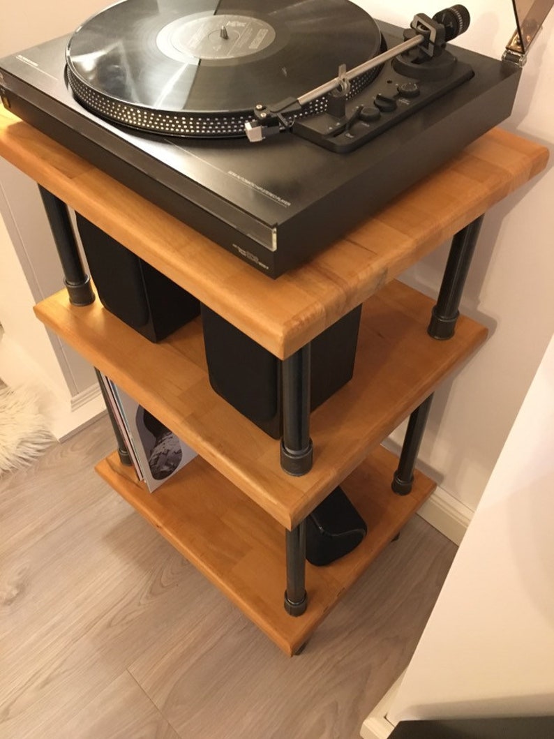 Record Player Stand Audio Rack Stand Turntable Stand Vinyl Etsy