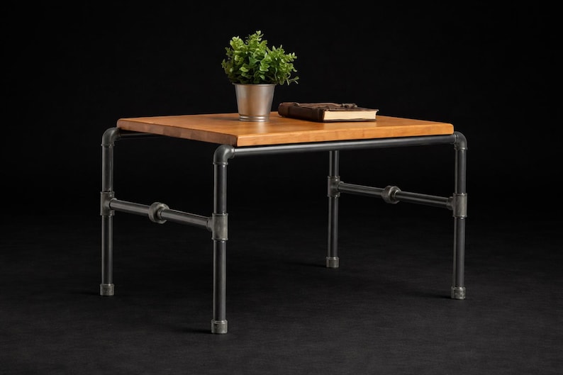 Industrial Pipe Table, Furniture, Handmade, Coffee Table, Round Table ...