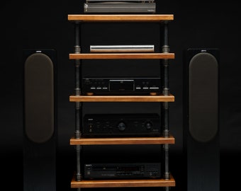 4 in 1 Rack variation, Registered design stand, 5 Tier Pipe stand, Turntable Stand, Vinyl storage, Record cabinet, player console