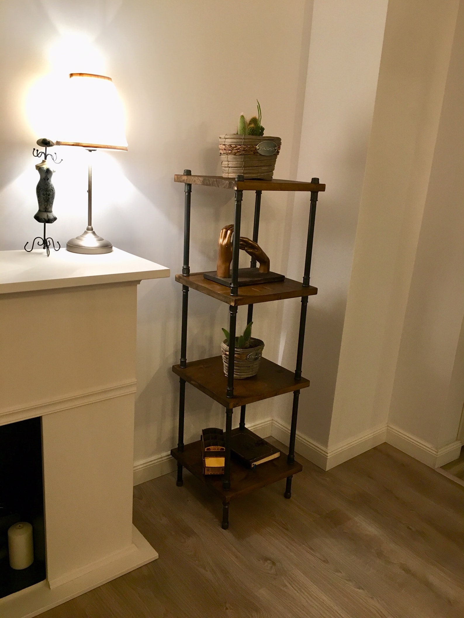 Handmade Corner Shelf Vinyl Record Standshelving Etsy