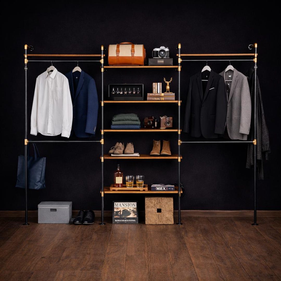 8 in 1 Frame Variation Wall Rack, Clothing Rack, Retail Fixture ...