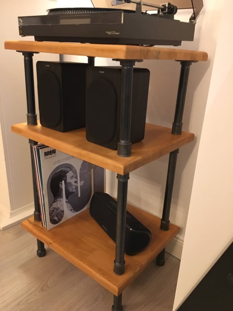 Record Player Stand Audio Rack Stand Turntable Stand Vinyl Etsy