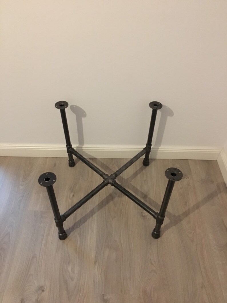 Industrial Pipe Table Base 3/4 Coffee Table Legs DIY Etsy