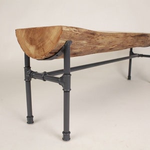 Industrial bench, reclaimed wood bench,rustic bench, farmhouse bench