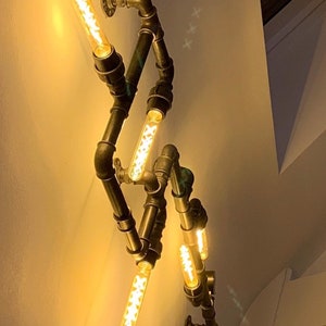 Industrielle Wand Rohrlampe, Wand Leuchte