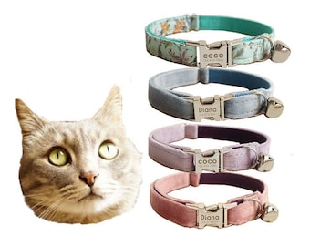 Personalized Cat Collar Breakaway Etsy