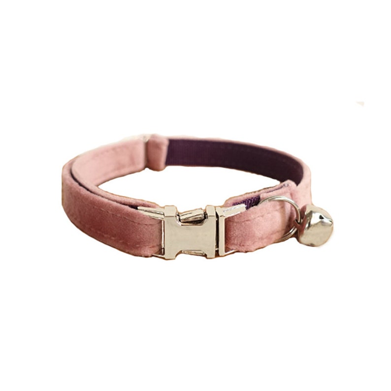 Personalized Cat Collar Velvet Cat Collar Cute Cat Collar Etsy