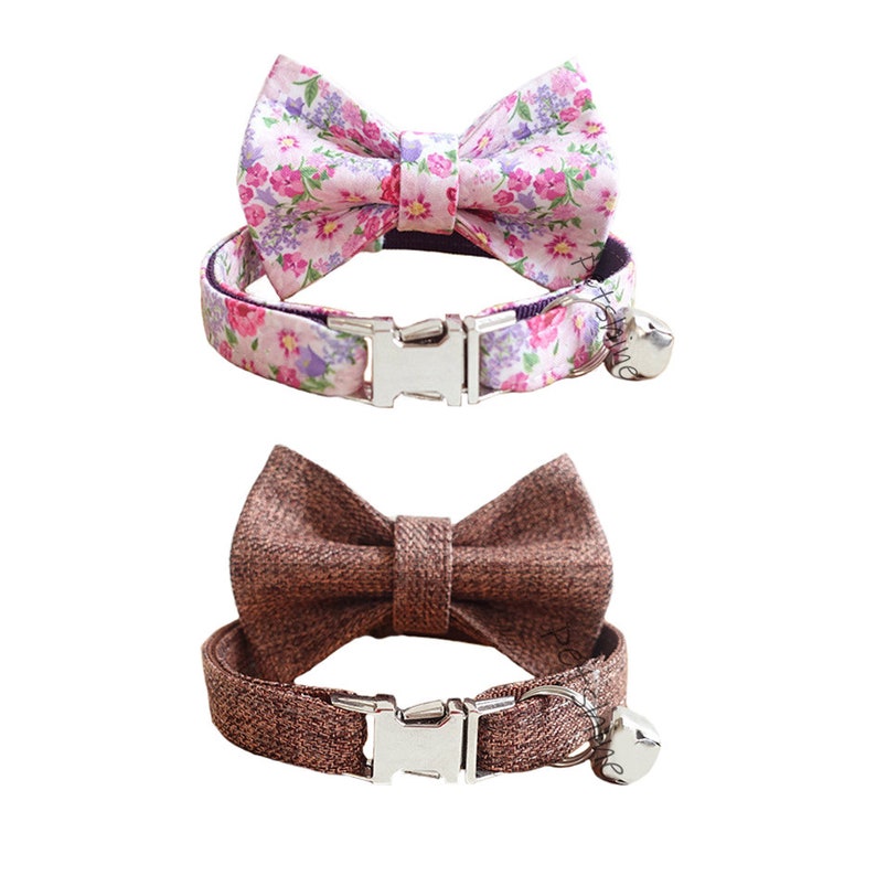 Handmade Cat Collar Floral Cat Collar Cute Cat Etsy