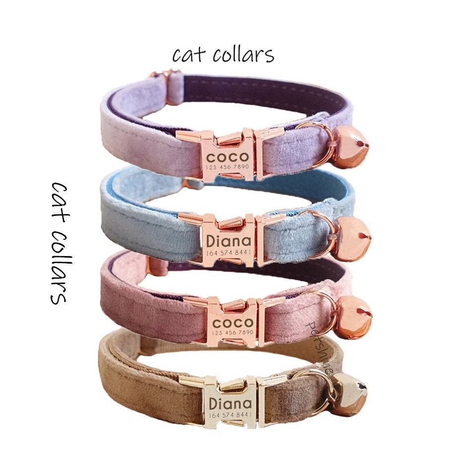 gold cat collars