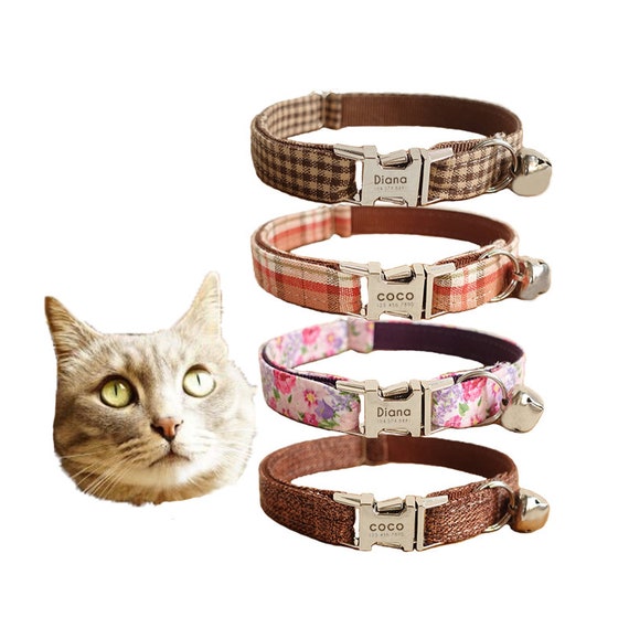Handmade Cat Collar Floral Cat Collar Cute Cat Etsy