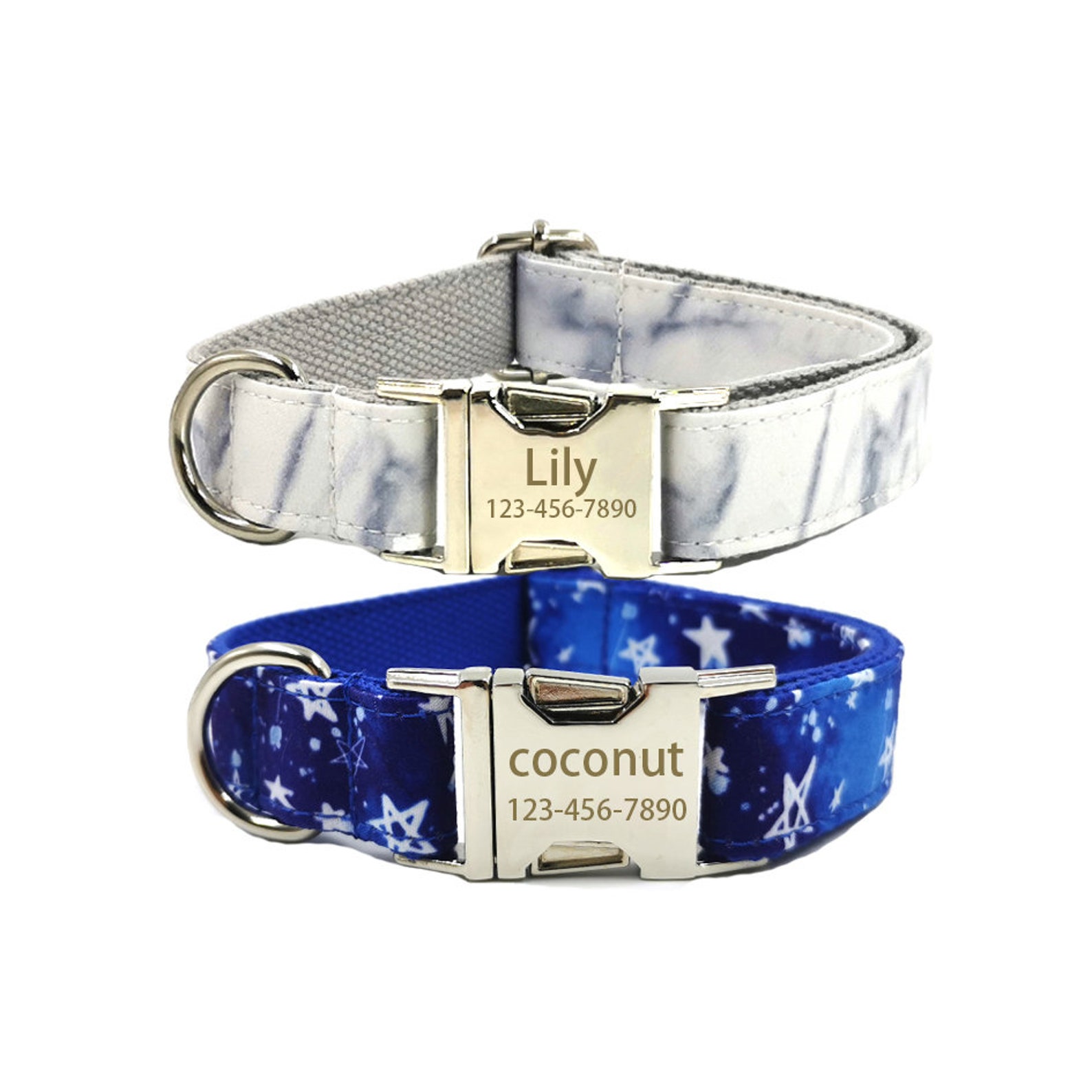 Dog Collar Personalized Collar With Name Dog Collar Dog Etsy