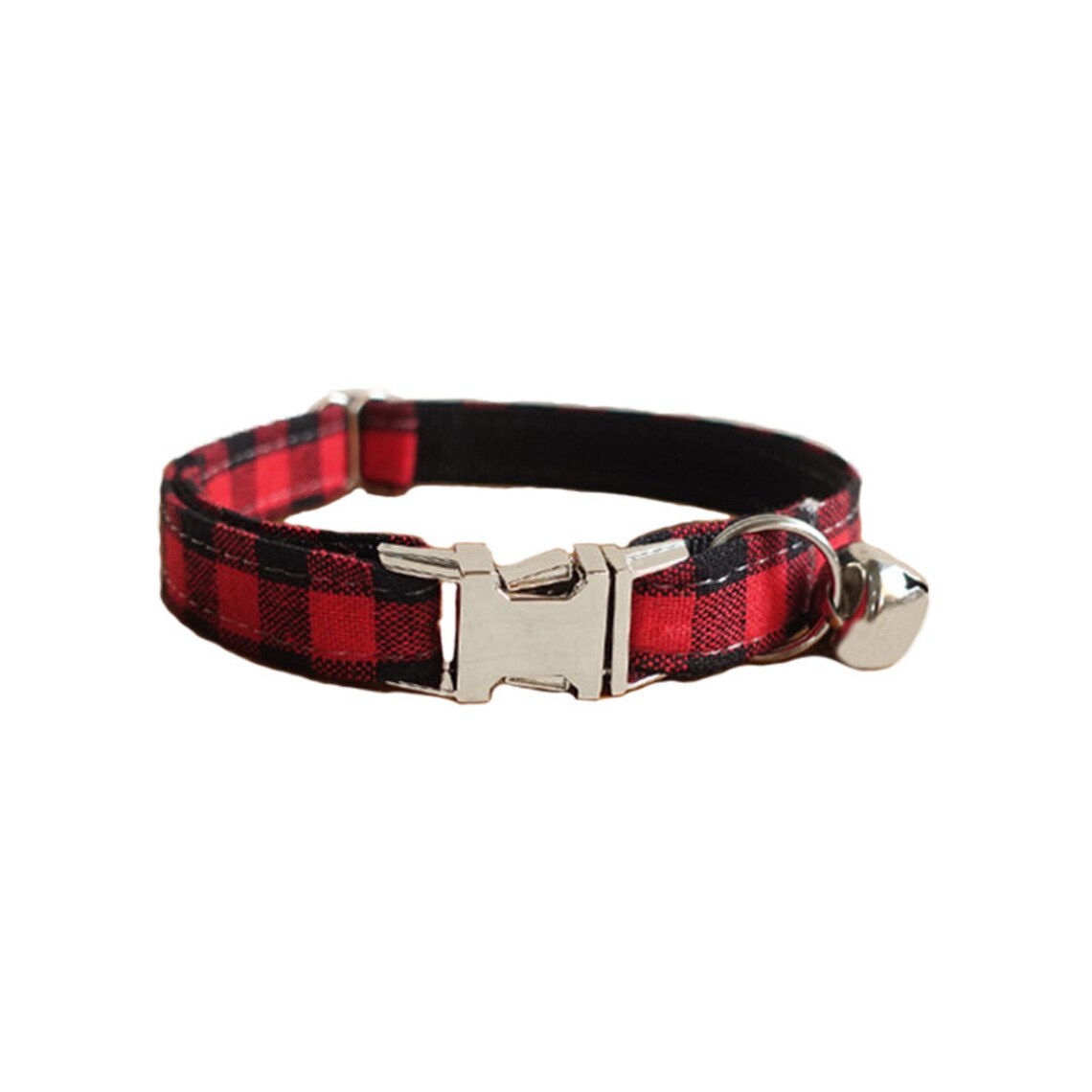 Personalized Cat Collar Plaid Cat Collar Cute Cat Collar Etsy