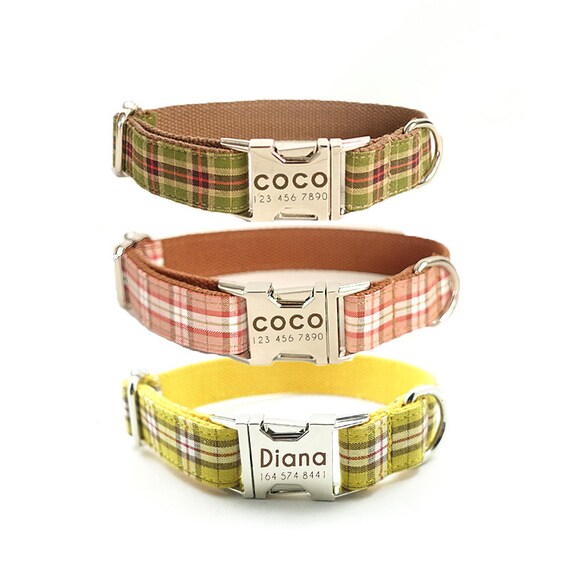 Dog collar Personalized dog collar with name dog collar Etsy