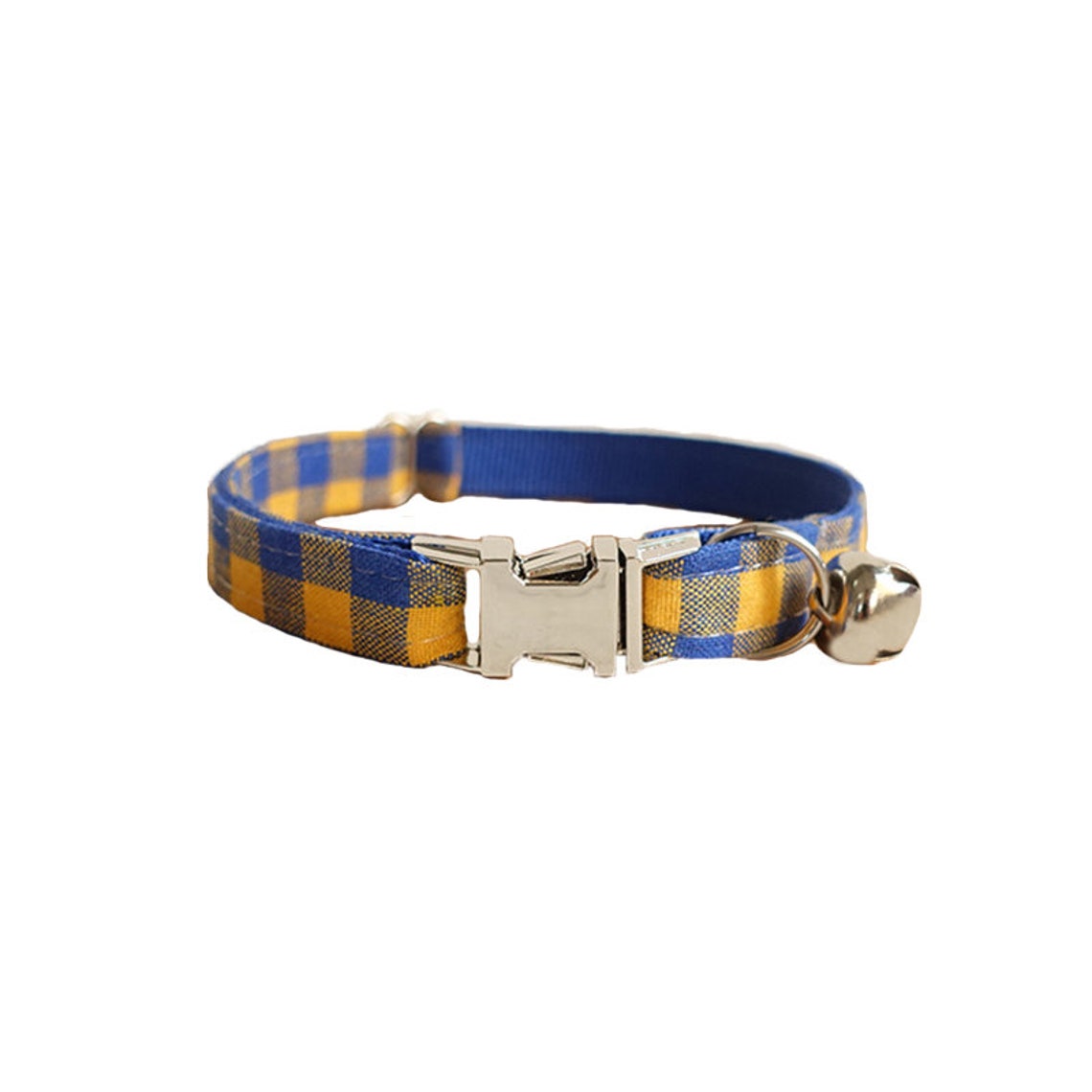 Personalized Cat Collar Plaid Cat Collar Cute Cat Collar Etsy